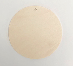 木板-圓形(12公分)有洞和無洞的兩種
