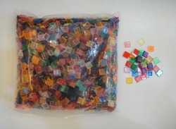 壓克力馬賽克(透明,1公分正方造型,450g)<font size=2><font color=RED>感謝訂購,已全數售完! 壓克力馬賽克(透明,1公分正方造型,450g)<font size=2><font color=RED>感謝訂購,已全數售完!