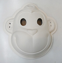G044-02紙漿面具(猴子A) G044-02紙漿面具(猴子A)