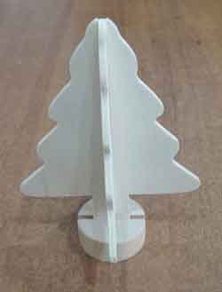 立體木製聖誕樹